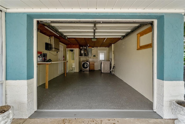 3540 Linkwood St, New Port Richey, FL 34652 - garage with independent washer and dryer