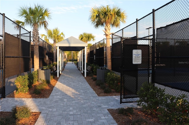 view of home's community with a gazebo