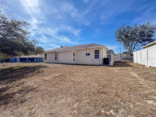 view of back of property