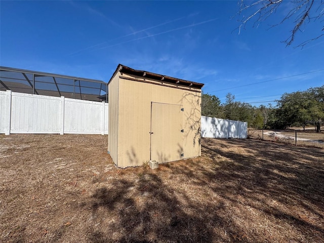 view of outbuilding