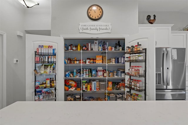 view of pantry