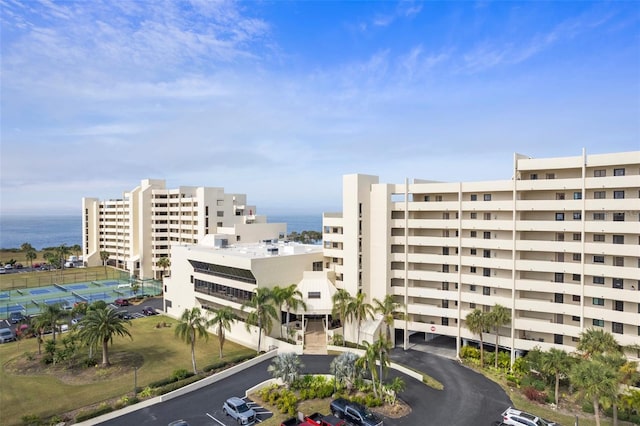 view of property featuring a water view