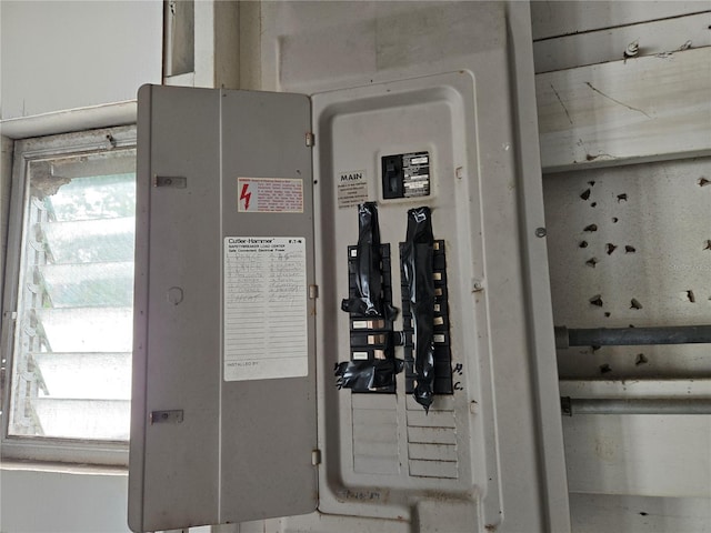 utility room with electric panel