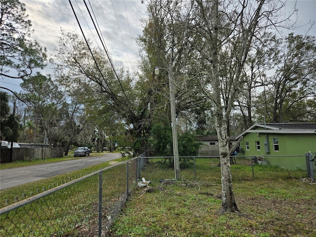 view of road