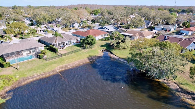 drone / aerial view featuring a residential view