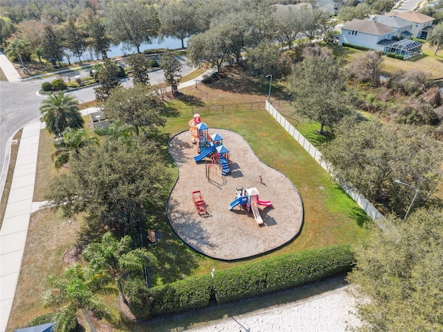 18819 Sunterra Dr, Land O Lakes, FL 34638 - drone / aerial view of a park