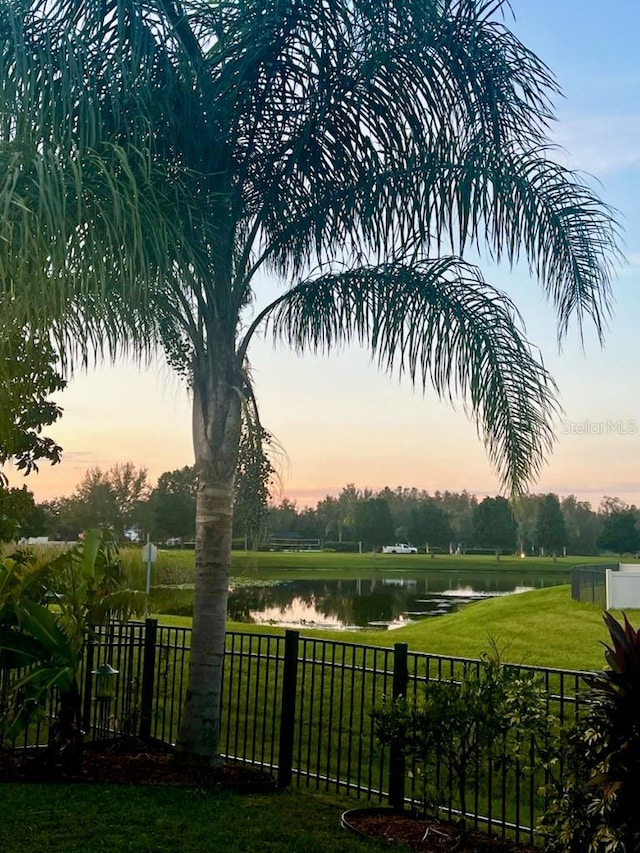 18819 Sunterra Dr, Land O Lakes, FL 34638 - view of yard featuring a water view