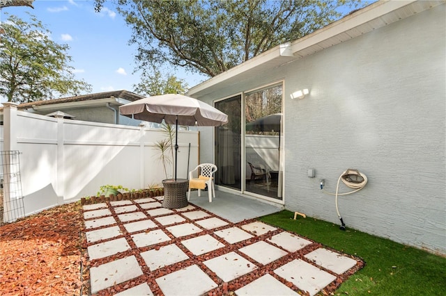 view of patio