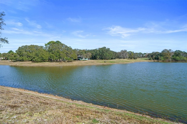 view of water feature