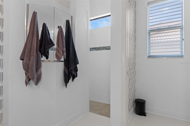 bathroom with walk in shower