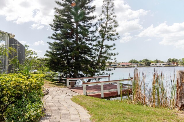 5771 Catskill Rd, Holiday, FL 34690 - dock area with a water view