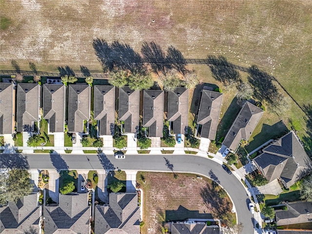 bird's eye view featuring a residential view