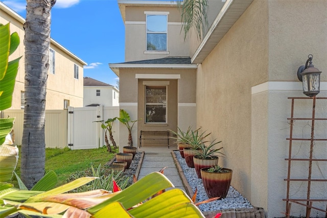 view of rear view of property