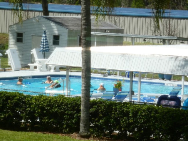 view of pool