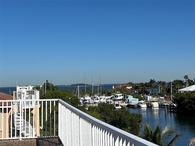 1421 Apollo Beach Blvd, Apollo Beach, FL 33572 - balcony featuring a water view