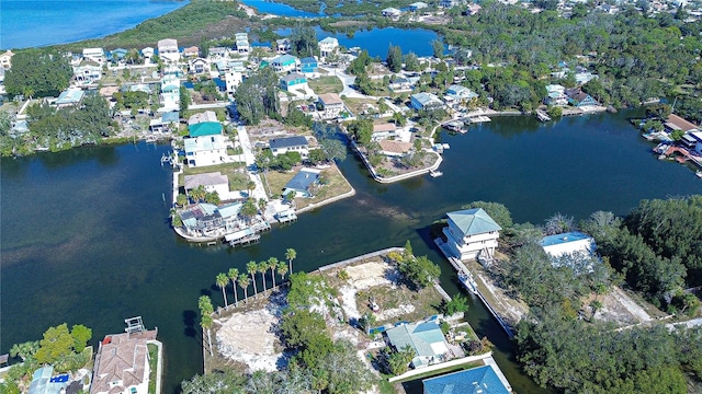 6801 Nowiki Ave, Hudson, FL 34667 - drone / aerial view with a water view and a residential view