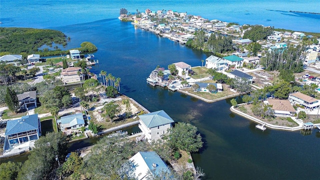 6801 Nowiki Ave, Hudson, FL 34667 - aerial view featuring a residential view and a water view