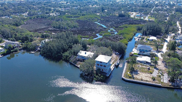 6801 Nowiki Ave, Hudson, FL 34667 - bird's eye view featuring a water view