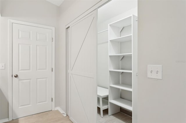 view of closet