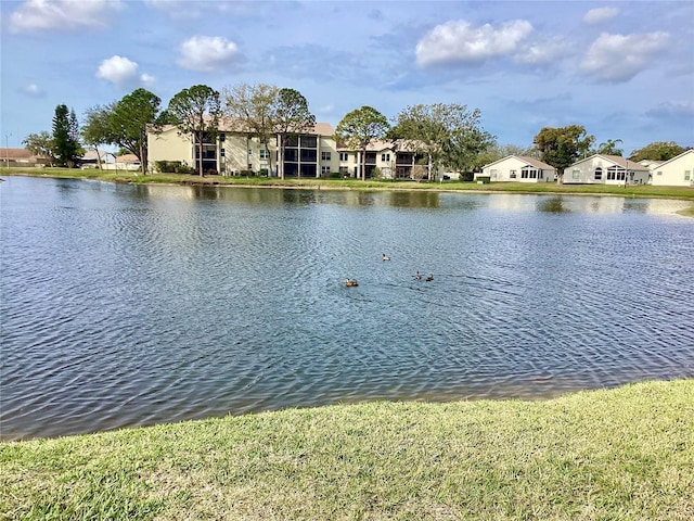 view of water feature featuring a residential view