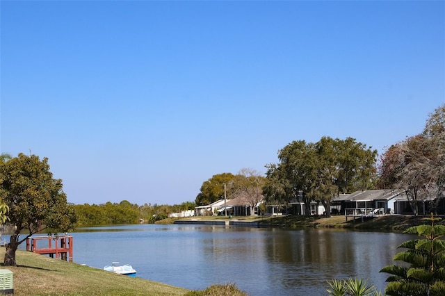 property view of water