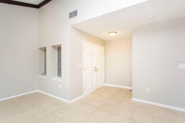 view of tiled empty room