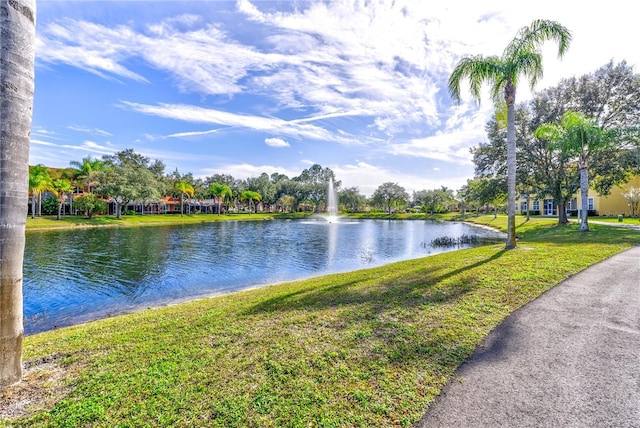 property view of water