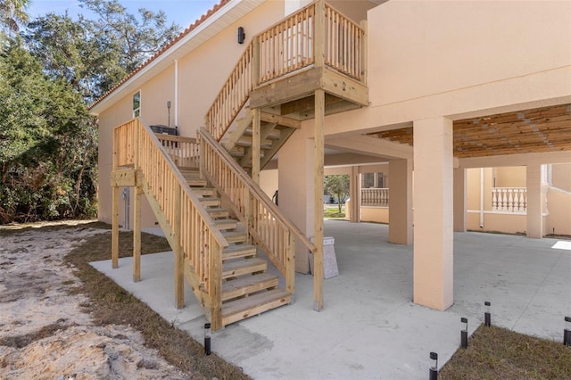 10209 W Waterlander Loop Unit 164, Homosassa, FL 34448 - patio / terrace featuring stairway