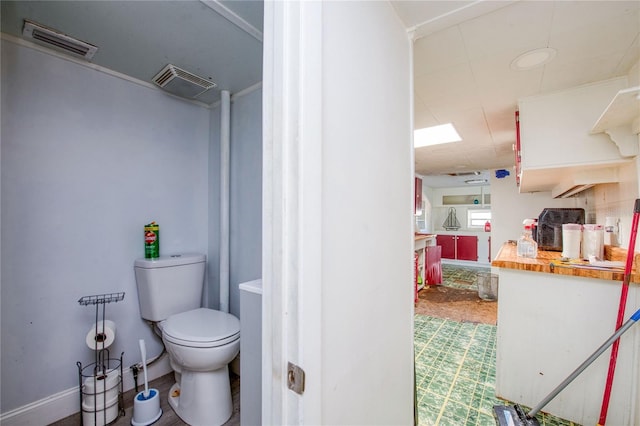 bathroom with toilet