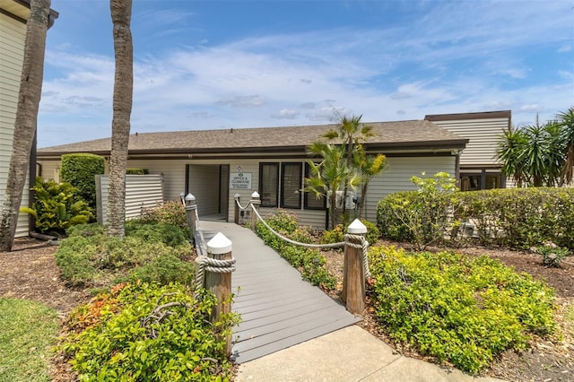 view of ranch-style home