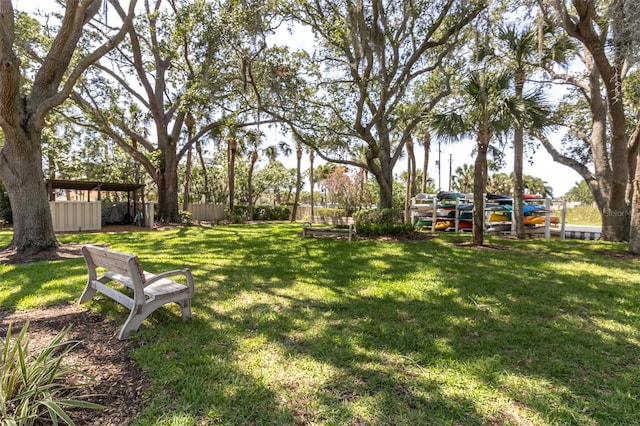 view of yard