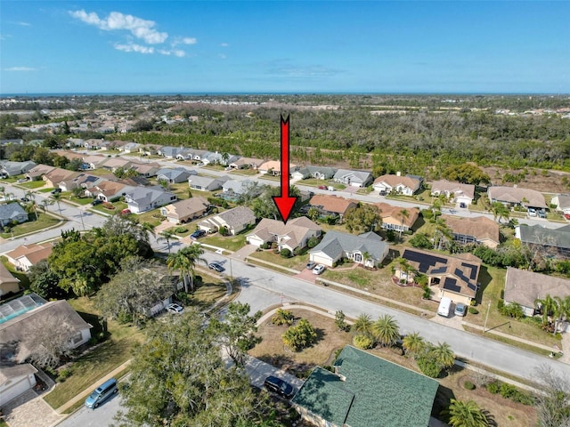 8447 Pavilion Dr, Hudson, FL 34667 - bird's eye view featuring a residential view