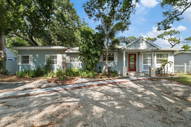 1101 N Betty Ln, Clearwater, FL 33755 - view of ranch-style home