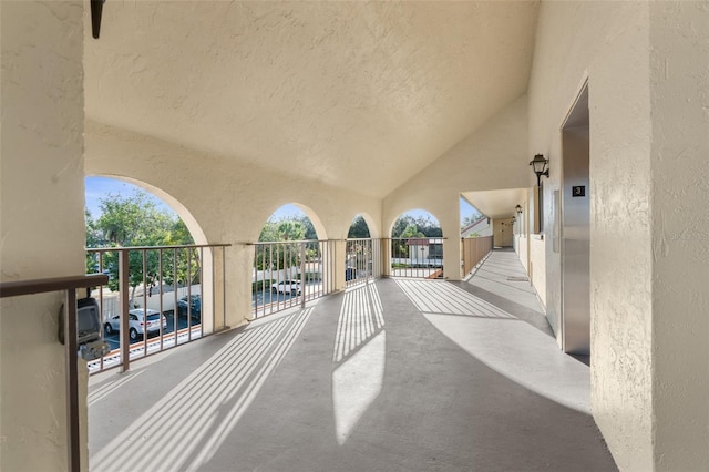 view of patio / terrace featuring a balcony