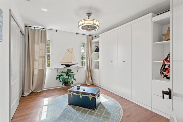 interior space featuring hardwood / wood-style floors