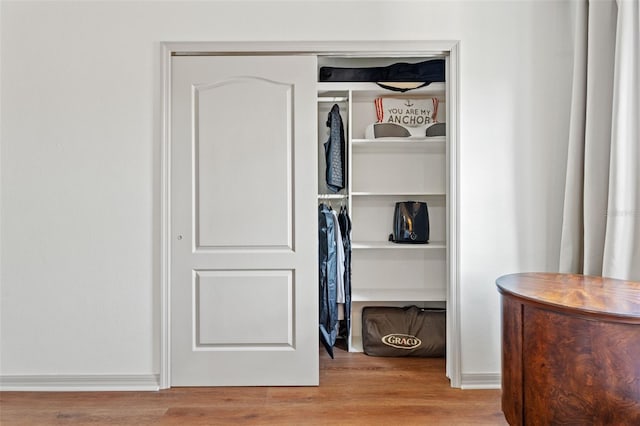 view of closet