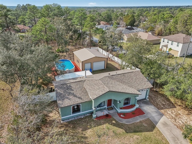 13083 Jaywalk Rd, Brooksville, FL 34614 - bird's eye view