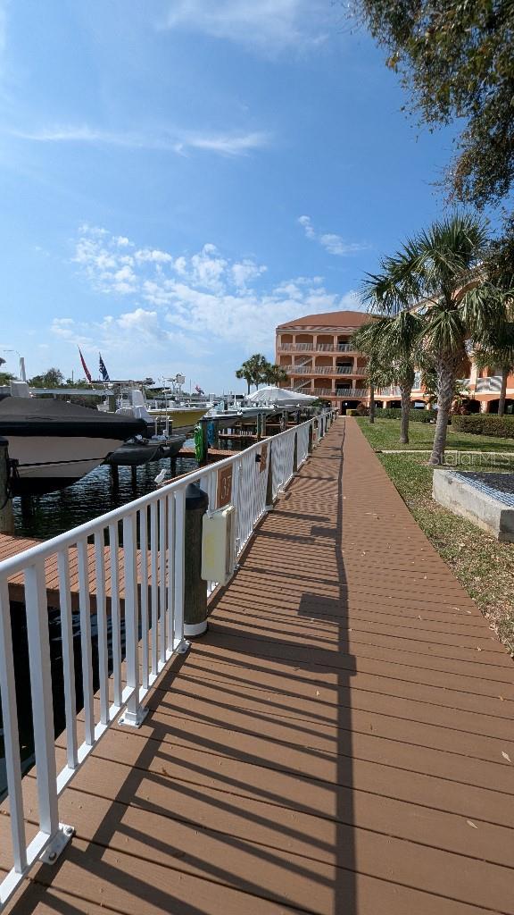 exterior space featuring a water view