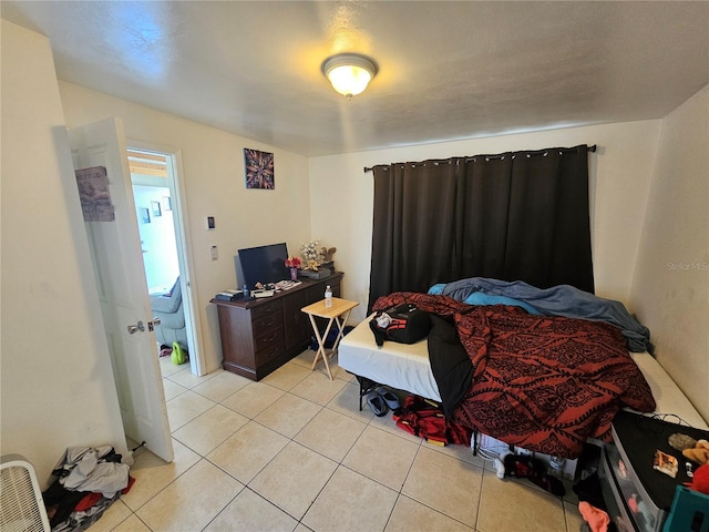 view of tiled bedroom