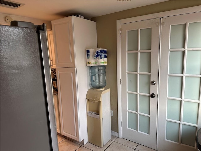 pantry featuring french doors