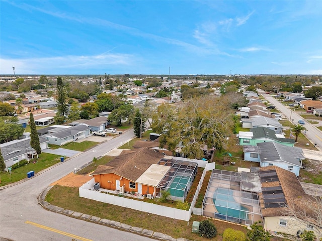birds eye view of property featuring a residential view
