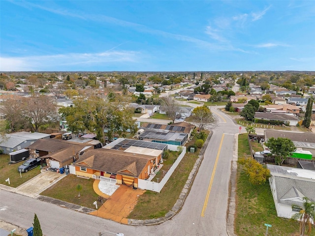drone / aerial view featuring a residential view