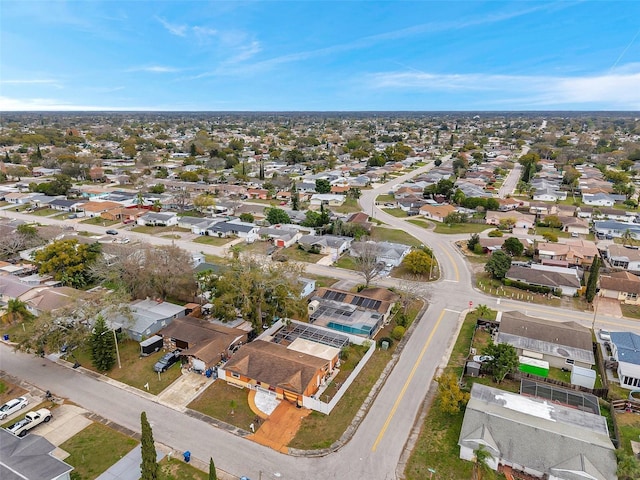 drone / aerial view featuring a residential view