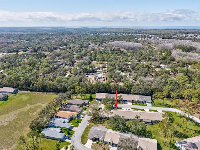 bird's eye view featuring a residential view