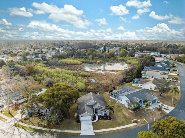 birds eye view of property featuring a residential view