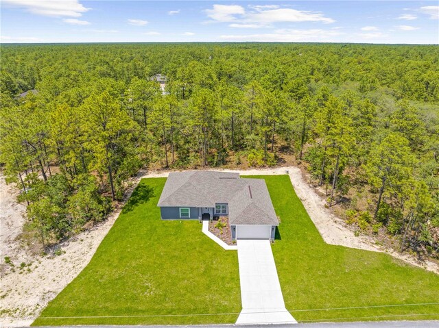 11345 Thrasher Ave, Weeki Wachee, FL 34614 - view of subject property with a heavily wooded area
