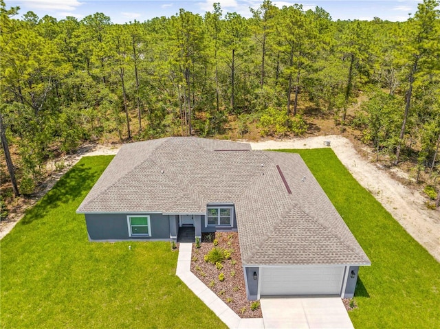 11345 Thrasher Ave, Weeki Wachee, FL 34614 - aerial view of property and surrounding area featuring a heavily wooded area