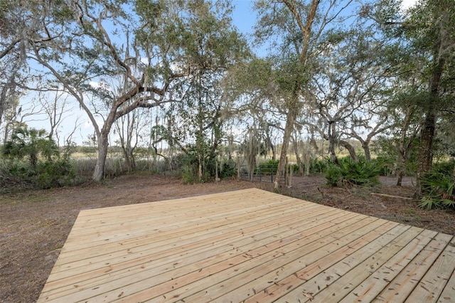 view of deck