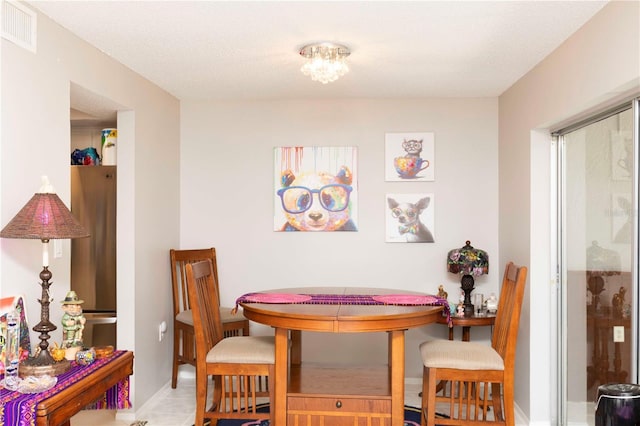 view of dining area