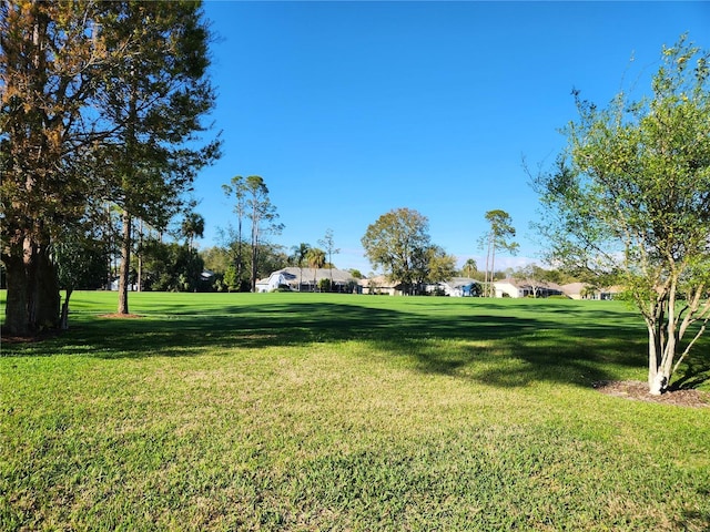 view of home's community with a yard and a residential view